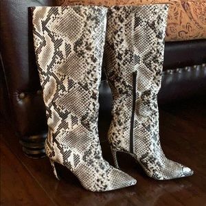 Snakeskin Boots